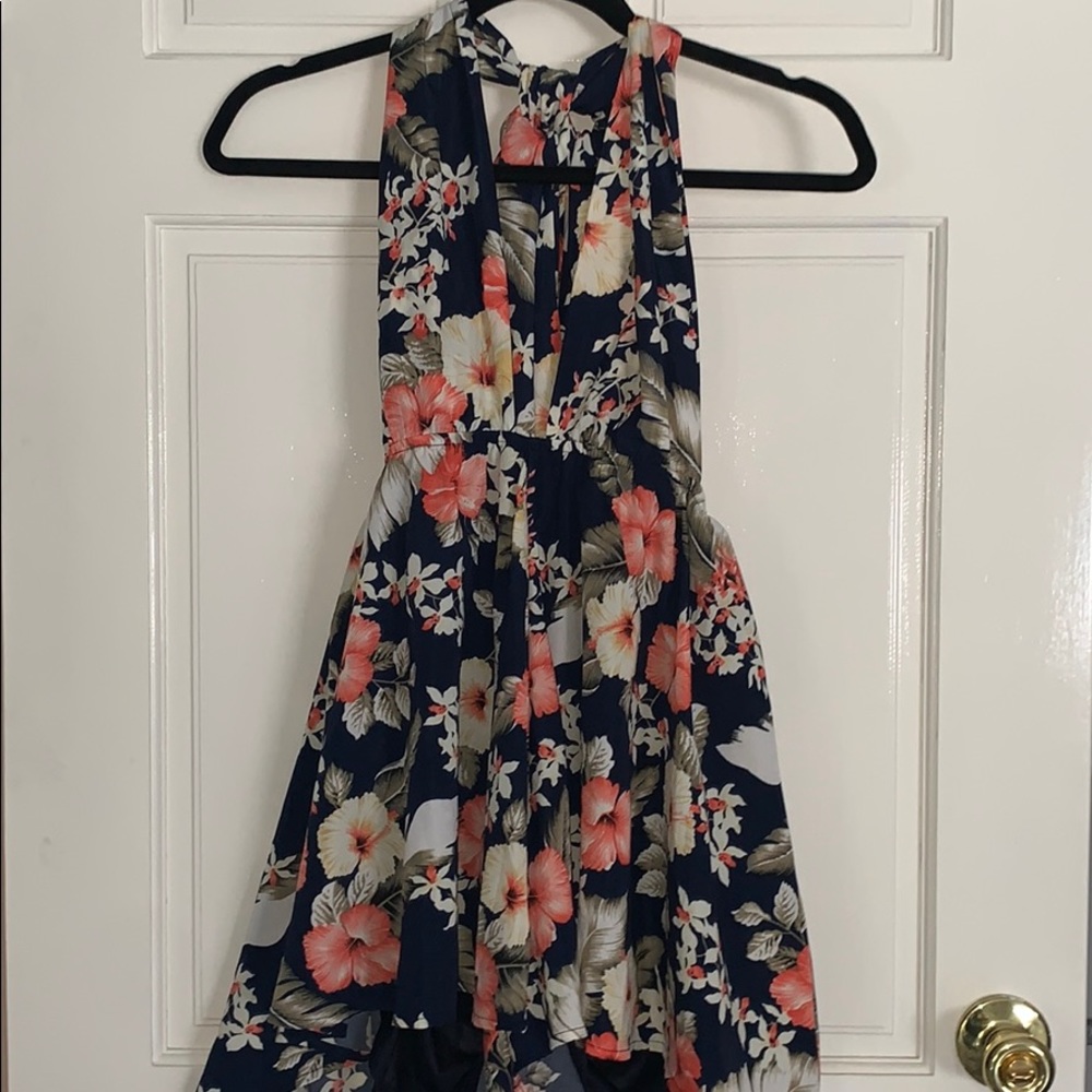 Backless romper